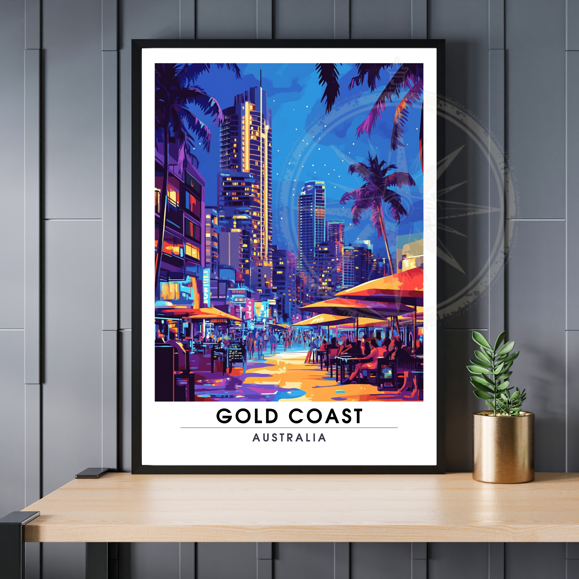Affiche Côte d'Or | Poster Australie | Affiche Australie-0