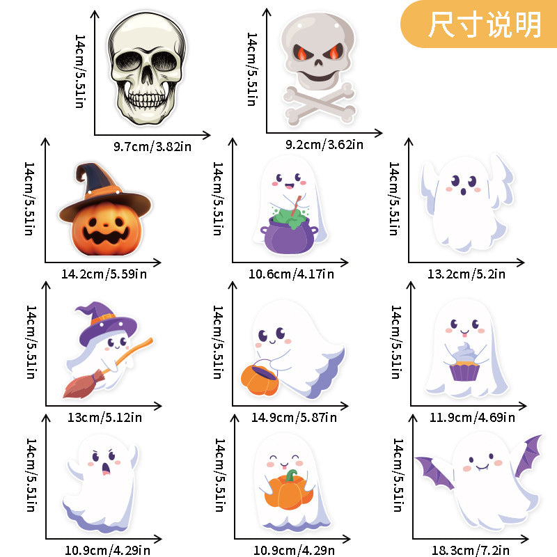 Cross-Border New Halloween Flag Party Supplies Decoration Scene Atmosphere Decoration Halloween Flag Banner