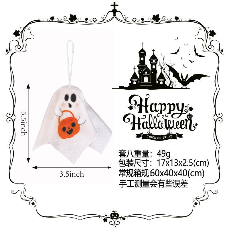 Halloween Props Haunted House Bar KTV Ghost Hanging Ghost Small Hand Puppet Hanging Ghost Color Hanging Ghost Decoration Props