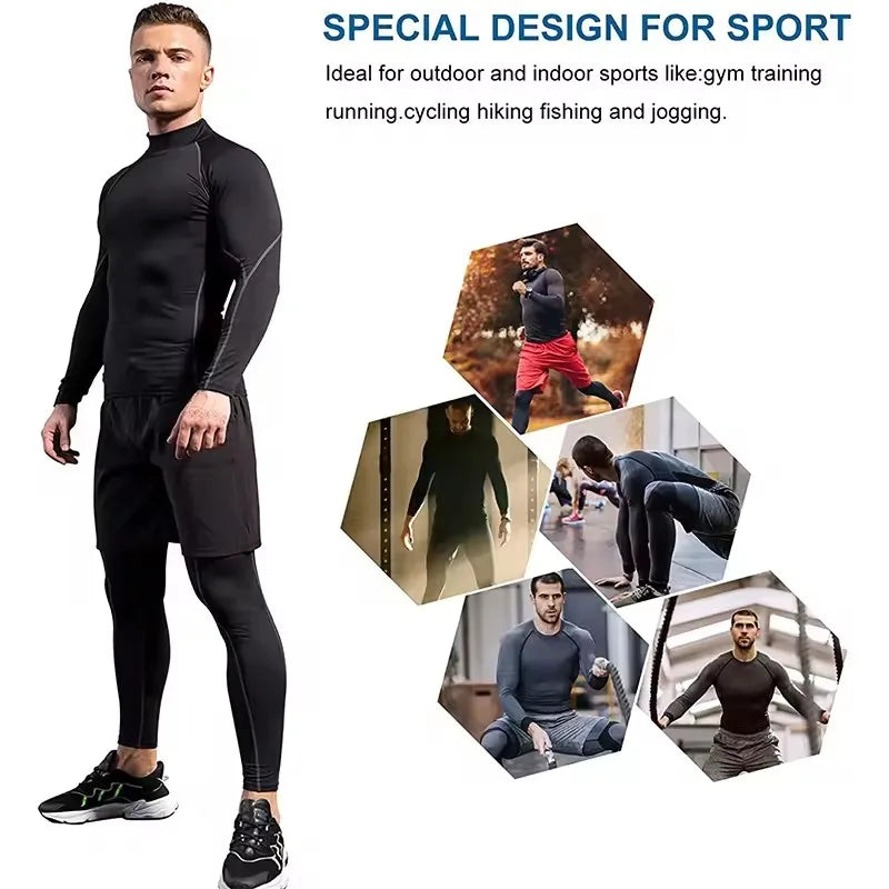 Men Compression Long Sleeve T Shirt