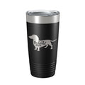 Dachshund Mom Tumbler Dog Travel Mug Gift Insulated Laser Engraved Coffee Cup 20 oz