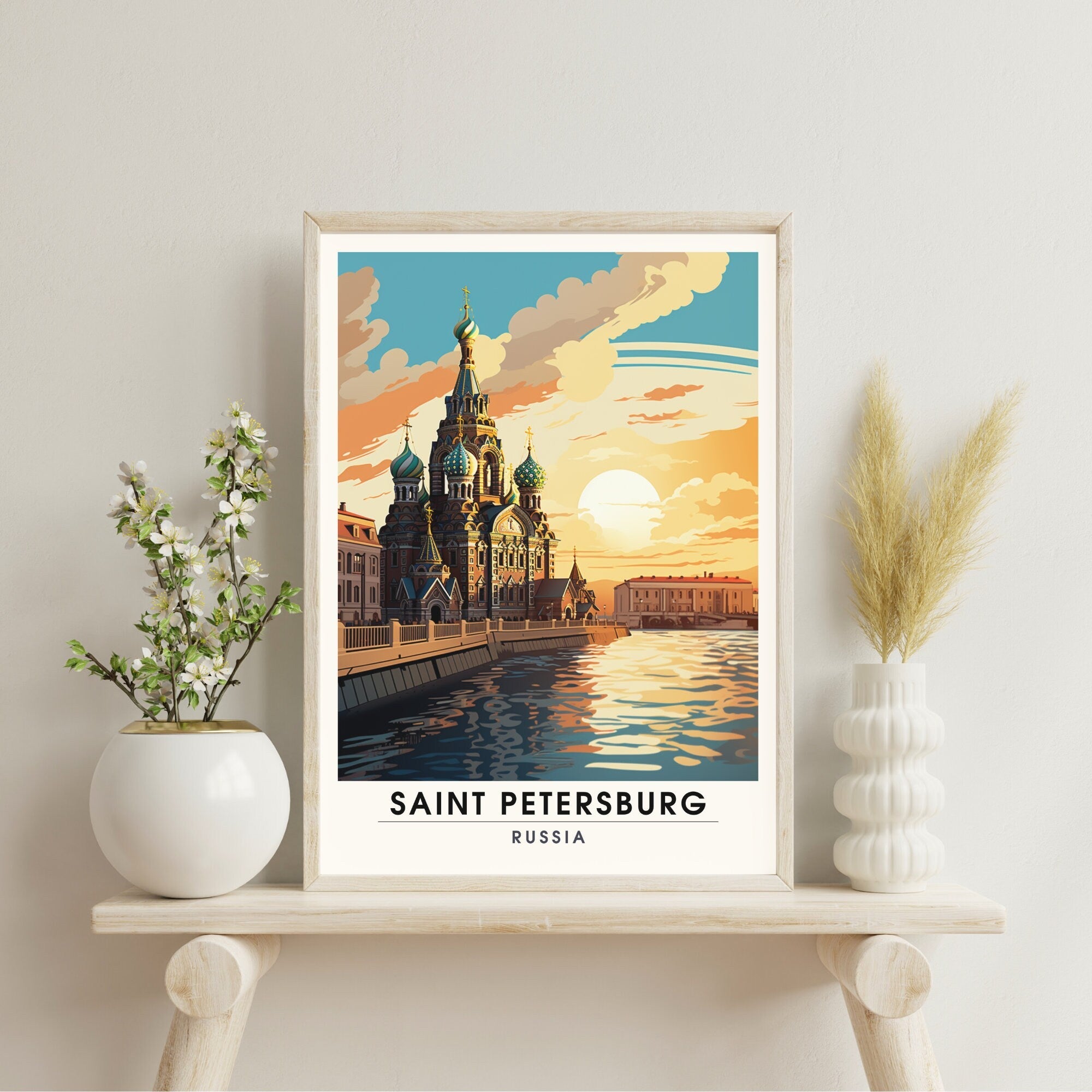 Impression Saint Pétersbourg | Poster de voyage Saint Pétersbourg, Russie-3