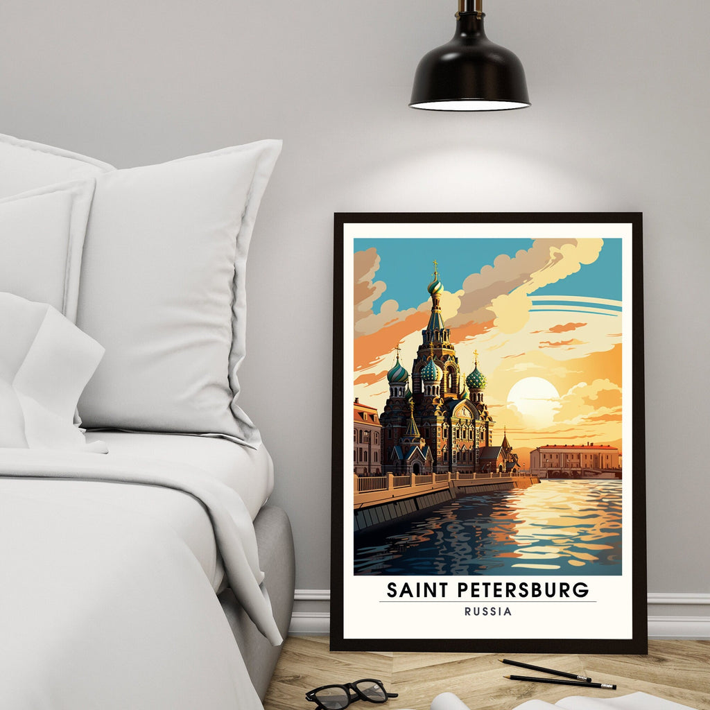Impression Saint Pétersbourg | Poster de voyage Saint Pétersbourg, Russie-4