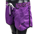 Leopard Ladies Board Shorts | Purple | PWC Jetski Ride & Race Apparel